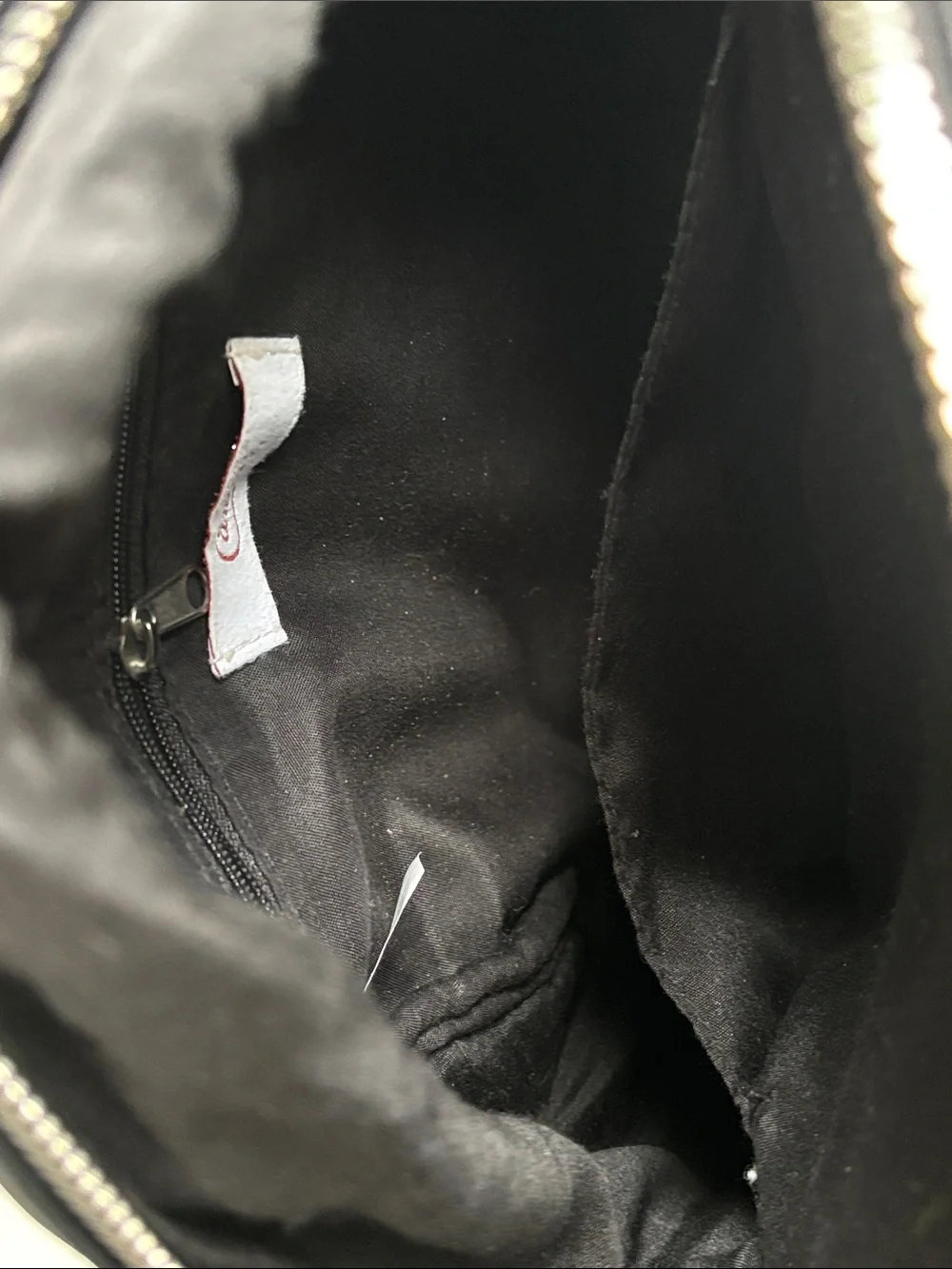 Candie's Black Mini Backpack with Plush Heart Patch